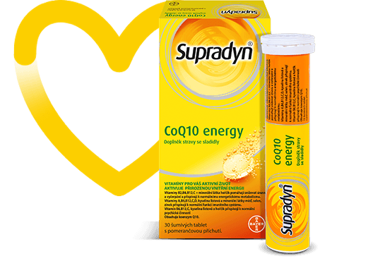 Šumivé tablety Supradyn CoQ10 energy